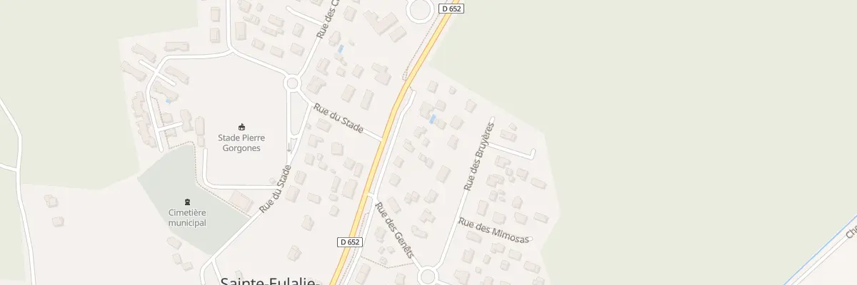 Plan du 230 Rue des Fougères à Sainte-Eulalie-en-Born