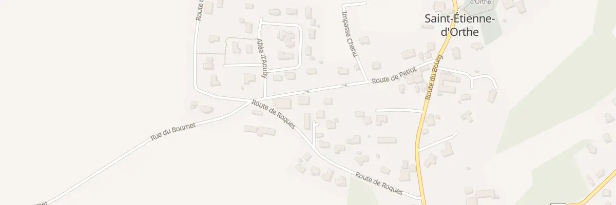 Plan du 272 Rte de Roques à Saint-Étienne-d’Orthe