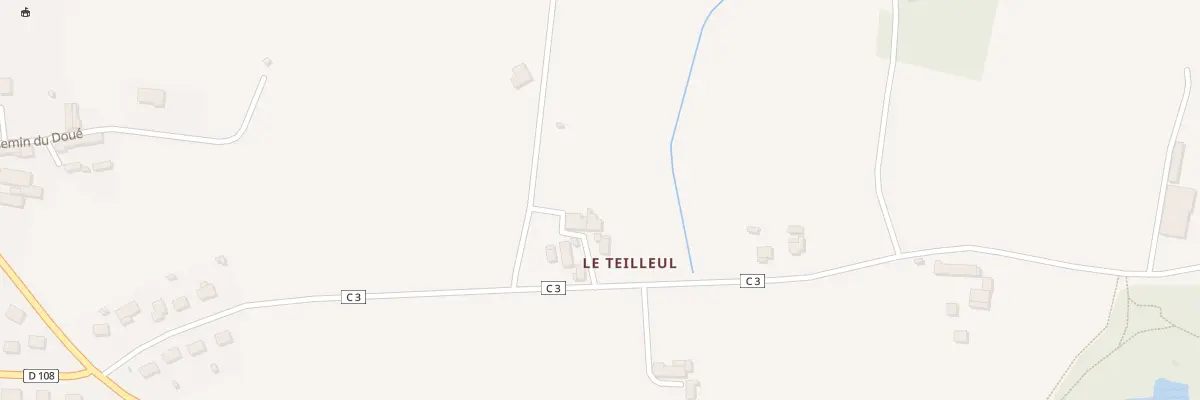 Plan du 5043 Le Bas Teilleul à Mellé