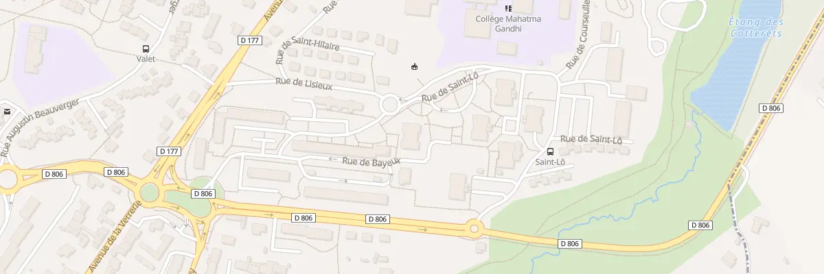 Plan du 16 Rue de Saint-lô à Fougères