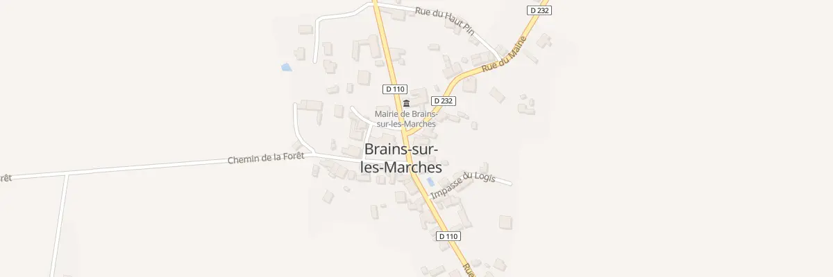 Plan du 2 Rue d’Anjou à Brains-sur-les-Marches