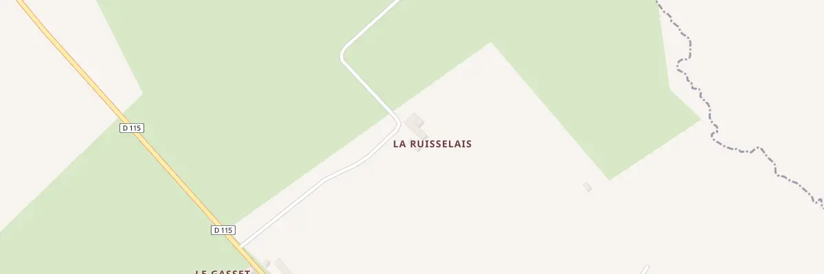 Plan du 5 La Ruisselais à Parigné