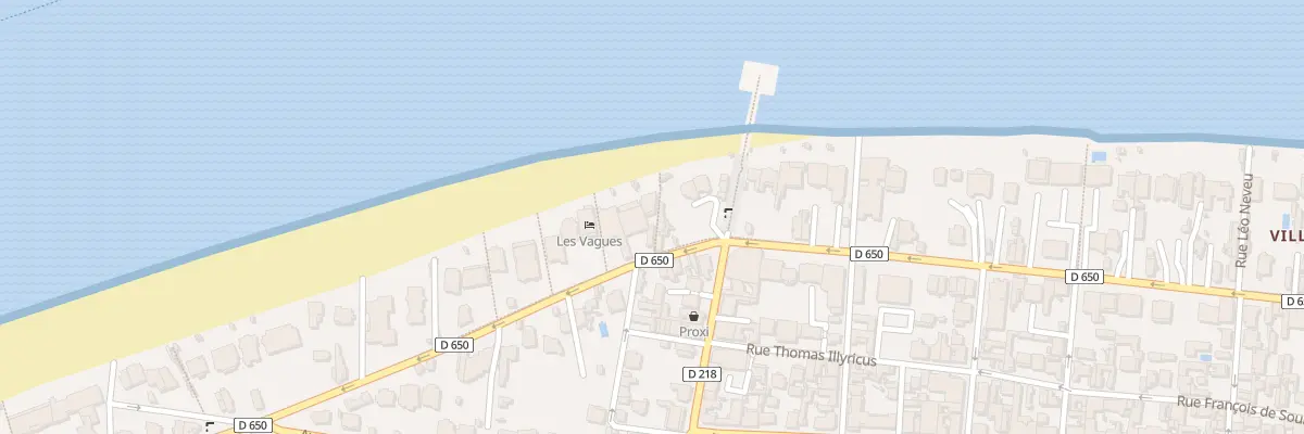 Plan du 5 Bd de l’Océan à Arcachon