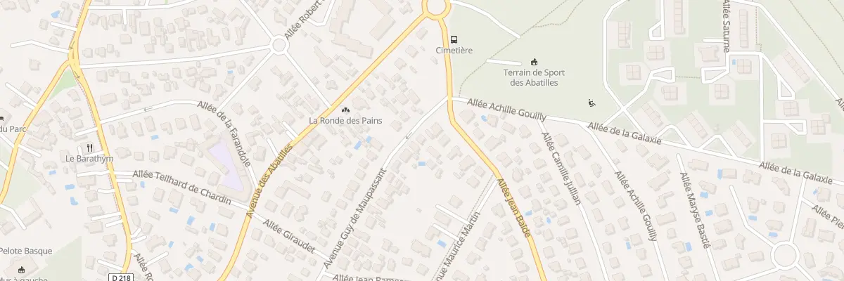 Plan du 6 Av Guy de Maupassant à Arcachon