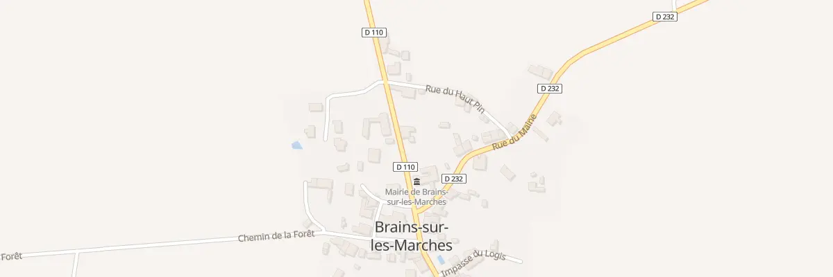 Plan du 6 Rue des Marches de Bretagne à Brains-sur-les-Marches