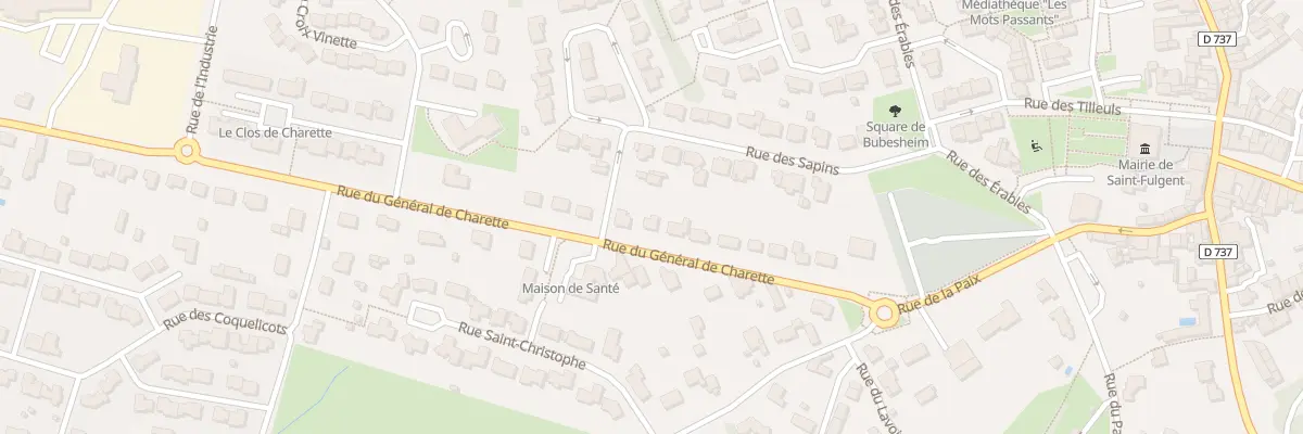Plan du 17 Rue du General de Charrette à Saint-Fulgent