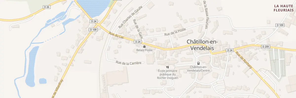 Plan du 48 Rue du Lac à Châtillon-en-Vendelais
