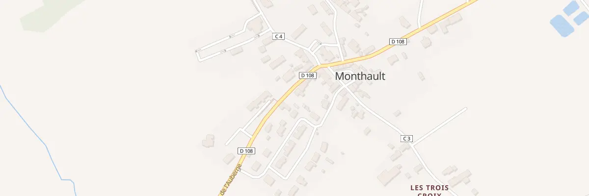 Plan du 7 Rue de l’Auberge à Monthault