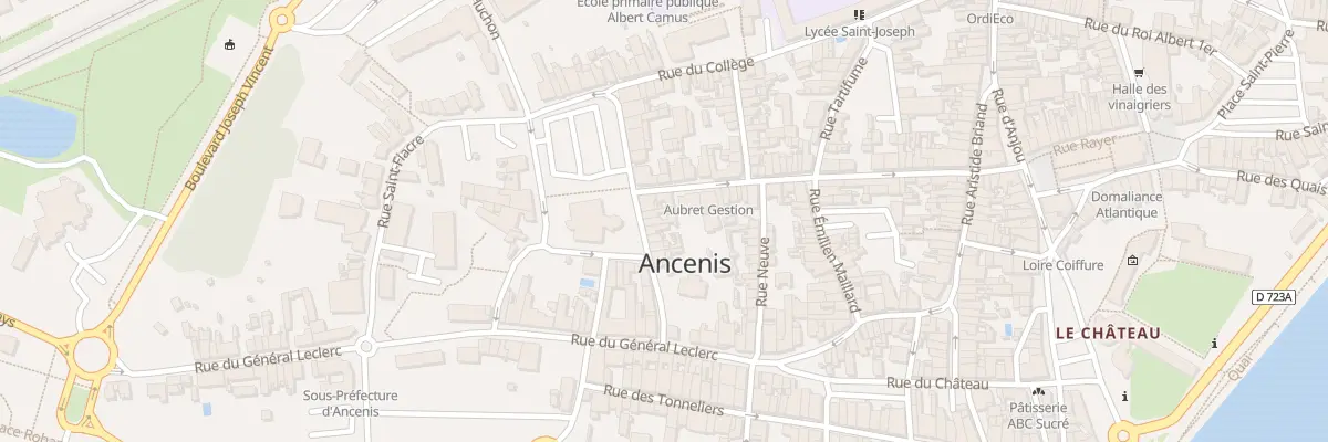 Plan du 86 Rue du Rocher à Ancenis-Saint-Géréon