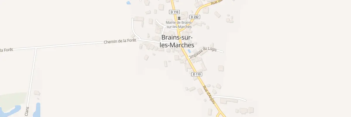 Plan du 1 Pl du Cardinal Suhard à Brains-sur-les-Marches