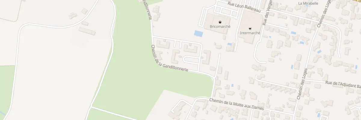 Plan du 4039 Che de la Gandillonnerie à Luçon