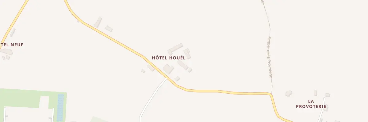 Plan du 83 L’Hotel Houel à Amigny