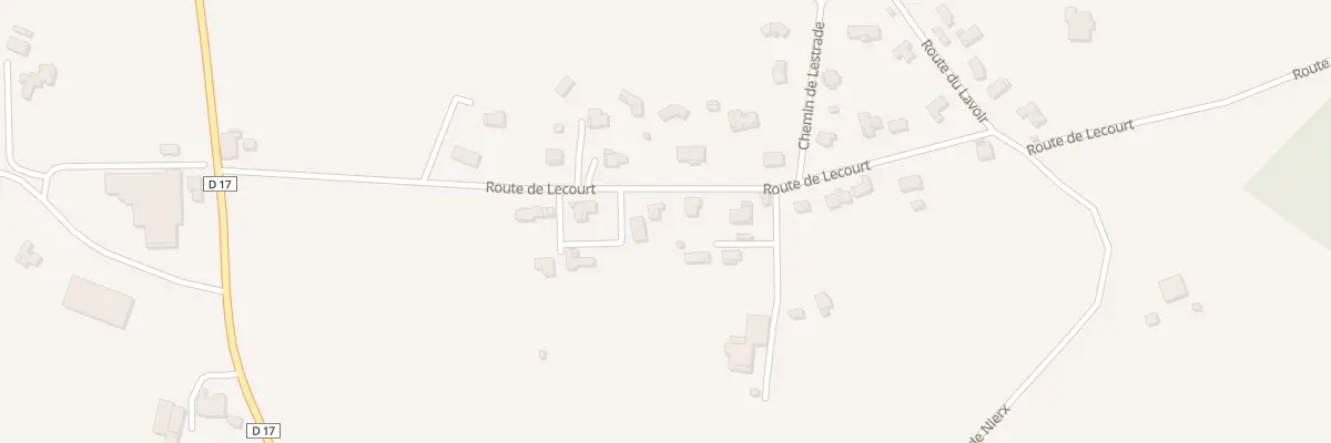 Plan du 354 Rte de Lecourt à Orist