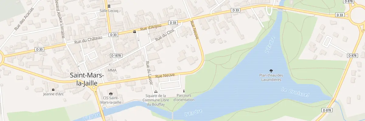 Plan du 7 Rue Neuve à Vallons-de-l’Erdre