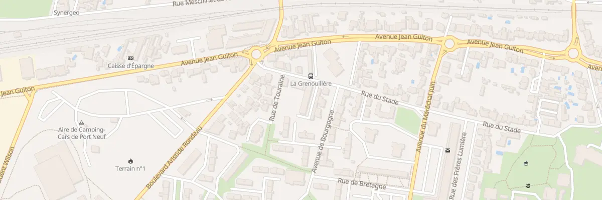 Plan du 55 Rue du Stade à La Rochelle