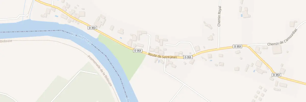 Plan du 2222 Rte de Saint-Jean à Sames