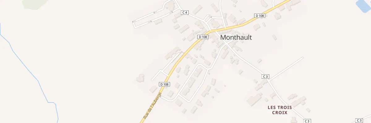 Plan du 9 Rue de l’Auberge à Monthault