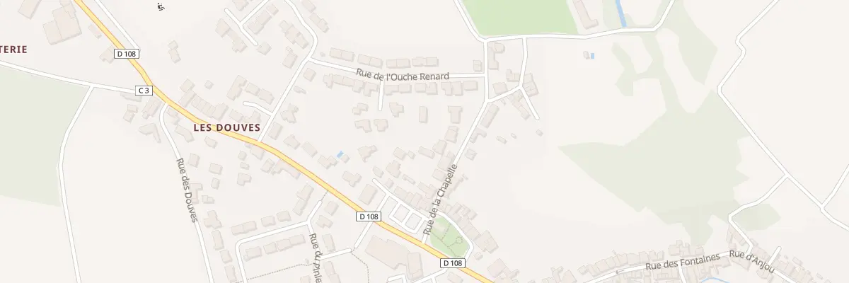 Plan du 5540 Rue de la chapelle à La Regrippière