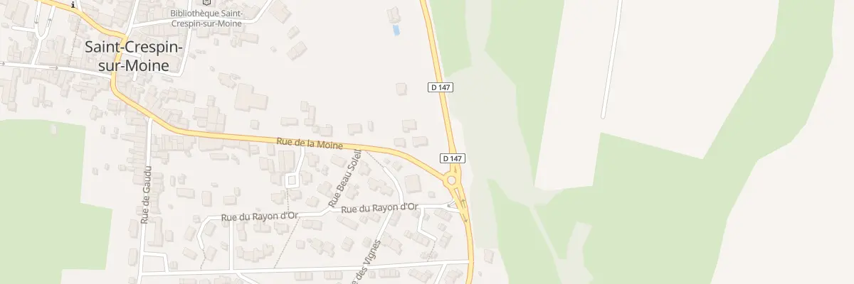 Plan du 44B Rue de la Moine (St Crespin) à Sèvremoine