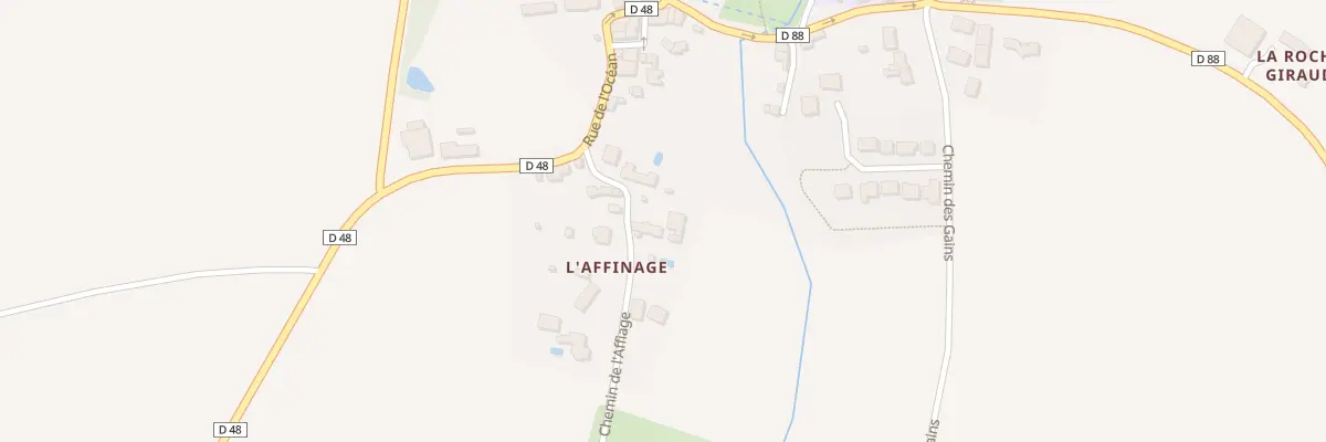 Plan du 5 Chemin de l’affiage aux Pineaux