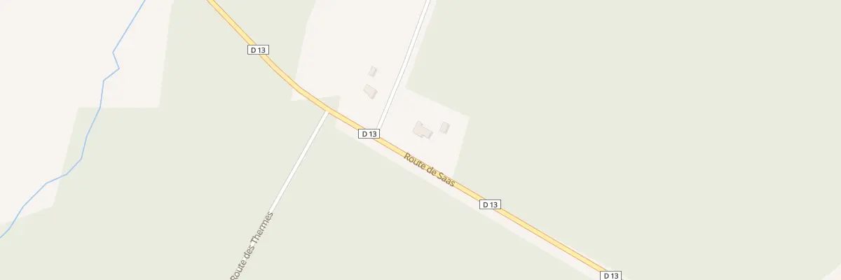 Plan du 1010 Rte de Saas à Rivière-Saas-et-Gourby