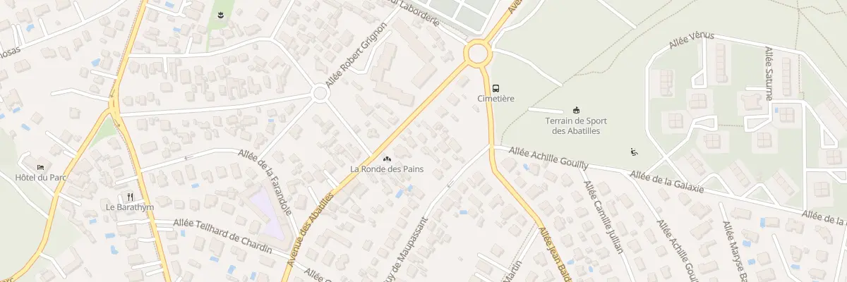 Plan du 14 Av des Abatilles à Arcachon