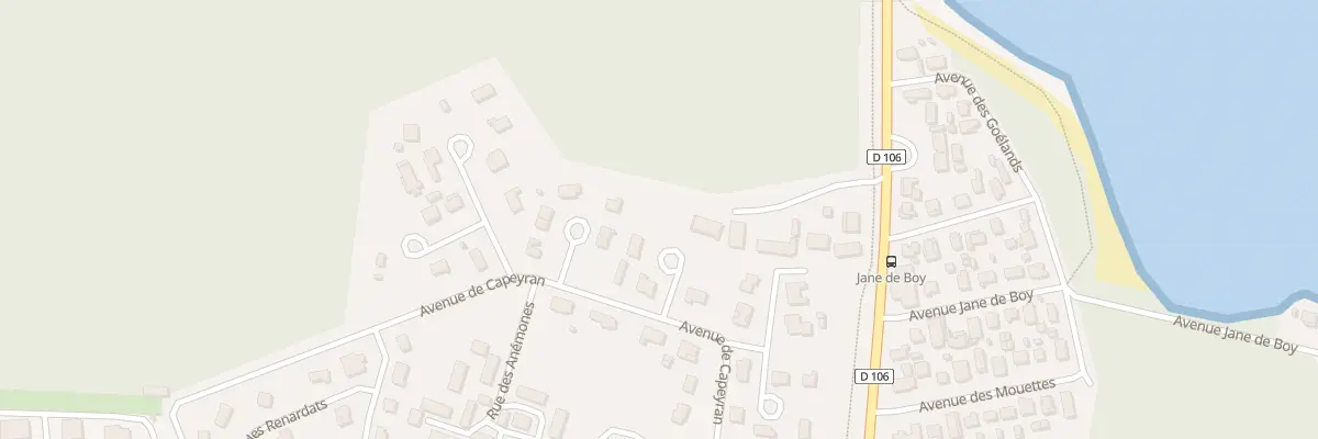 Plan du 4 Rue des Hougas à Lège-Cap-Ferret