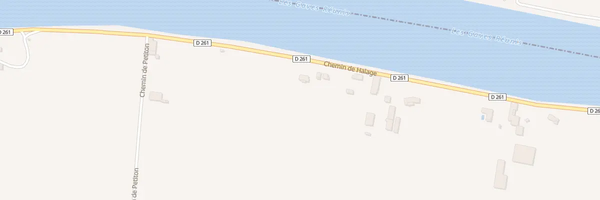 Plan du 2243 Che de Halage à Sames