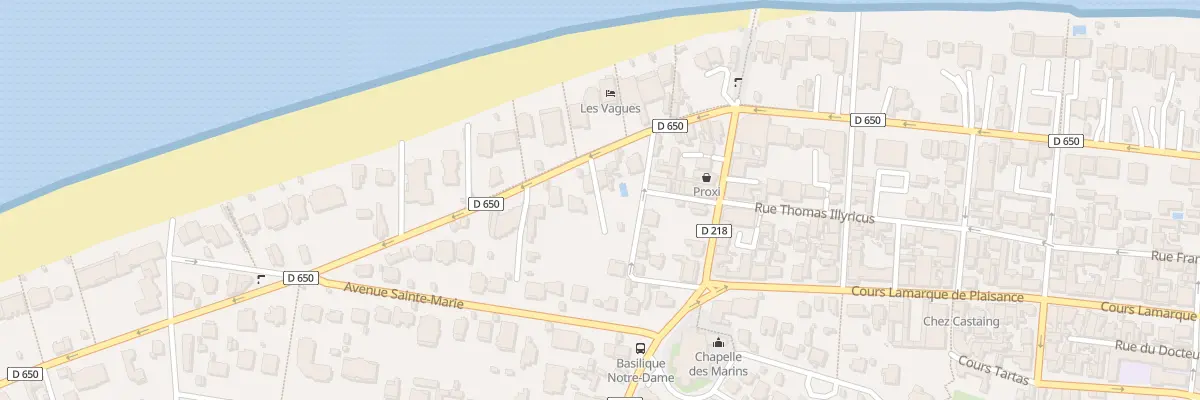 Plan du 16 Bd de l’Océan à Arcachon