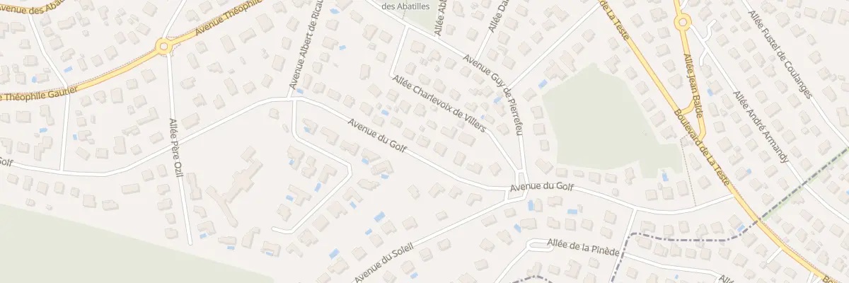 Plan du 23 Av du Golf à Arcachon