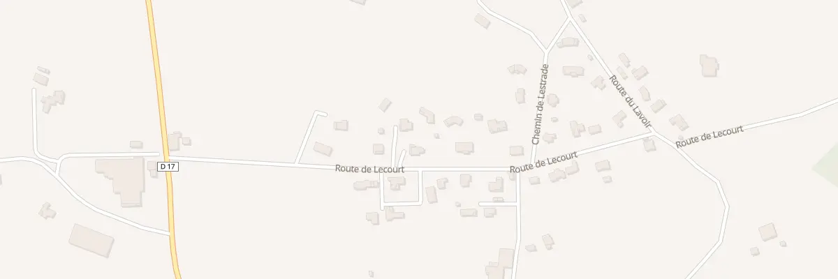 Plan du 278 Rte de Lecourt à Orist