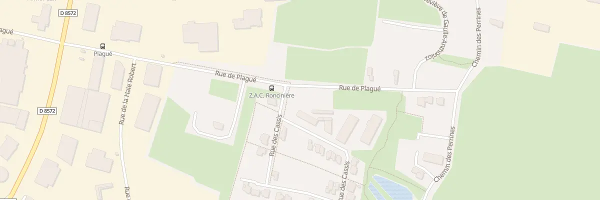 Plan du 28 Rue de Plagué à Vitré