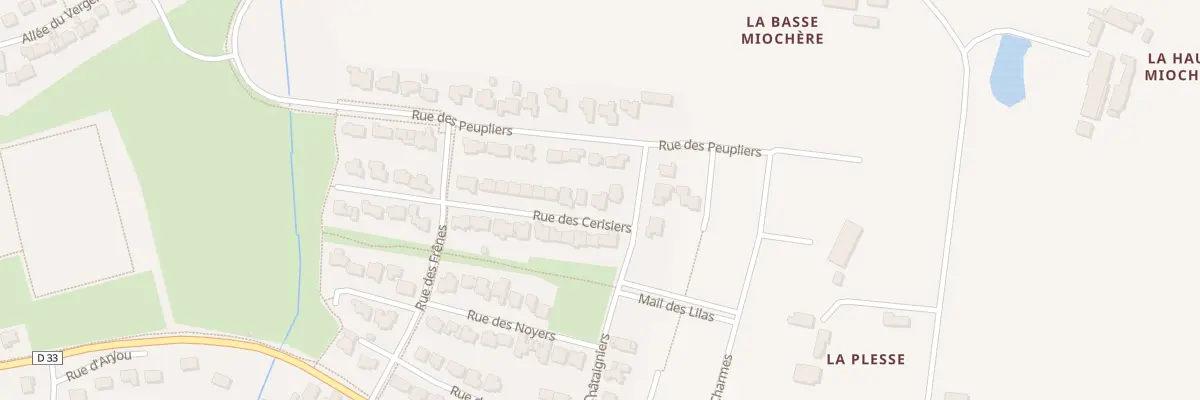 Plan du 2 Rue des Cerisiers à Étrelles