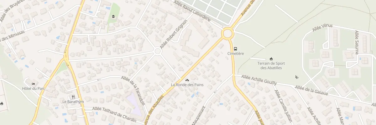 Plan du 7 Av des Abatilles à Arcachon