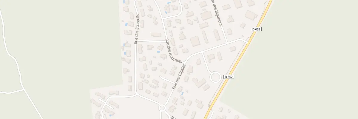 Plan du 52 Rue des Hournots à Sainte-Eulalie-en-Born