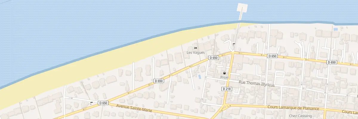 Plan du 15 Bd de l’Océan à Arcachon