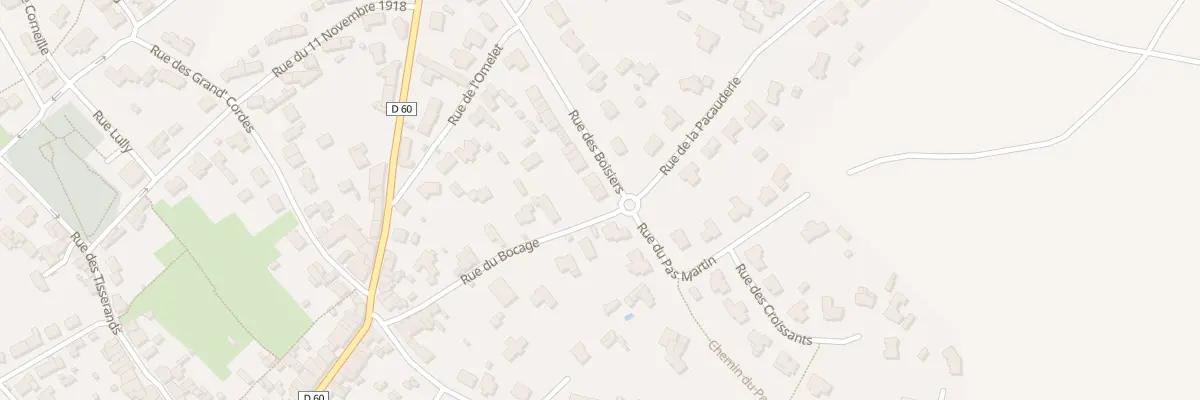 Plan du 25 Rue des Boisiers à Boussay
