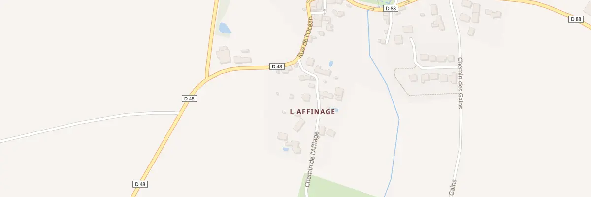 Plan du 4 Chemin de l’affiage aux Pineaux