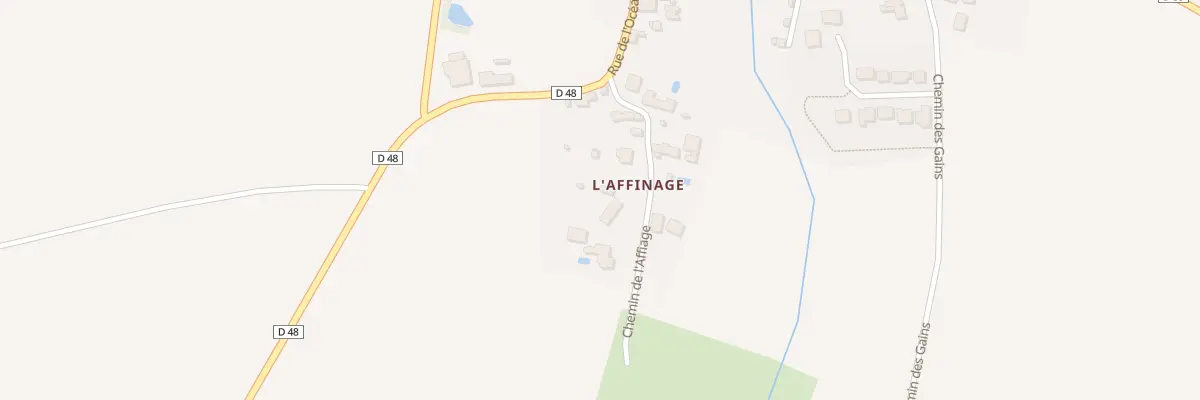 Plan du 6 Chemin de l’affiage aux Pineaux