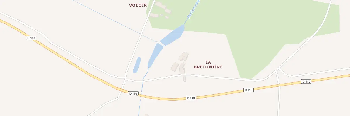 Plan du 5062 La Bretonière à Étrelles