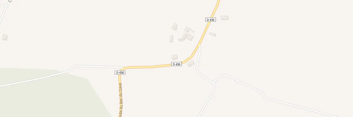Plan du 894 Rte du Bec du Gave à Port-de-Lanne