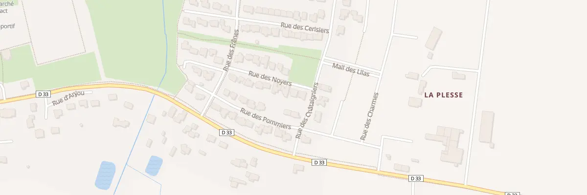 Plan du 16 Rue des Noyers à Étrelles