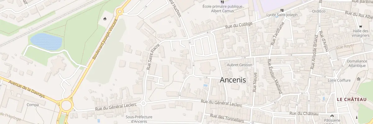 Plan du 218 Pl de la Republique à Ancenis-Saint-Géréon