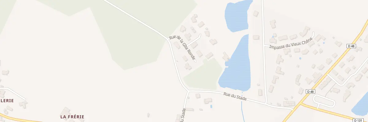 Plan du 6 Rue de la gite ronde aux Pineaux