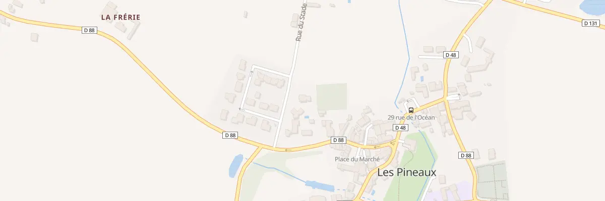 Plan du 11 Rue du stade aux Pineaux