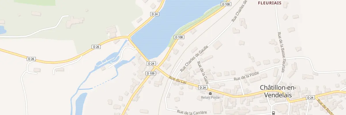 Plan du 3 Rue des Rouxières à Châtillon-en-Vendelais