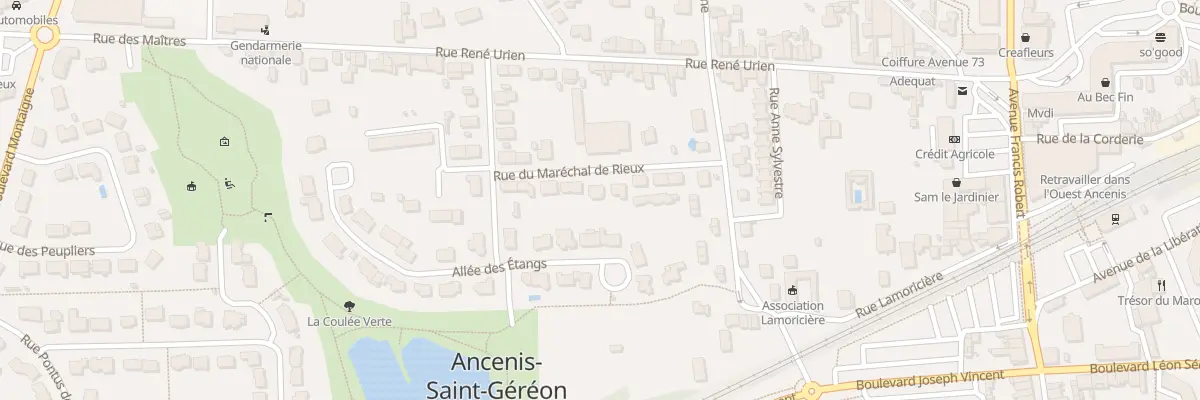 Plan du 97 Rue du Marechal de Rieux à Ancenis-Saint-Géréon