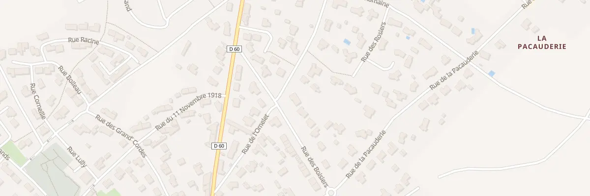 Plan du 6 Rue des Boisiers à Boussay