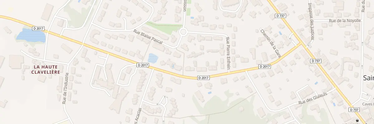 Plan du 25 Rue paul chauvin à Saint-Fulgent
