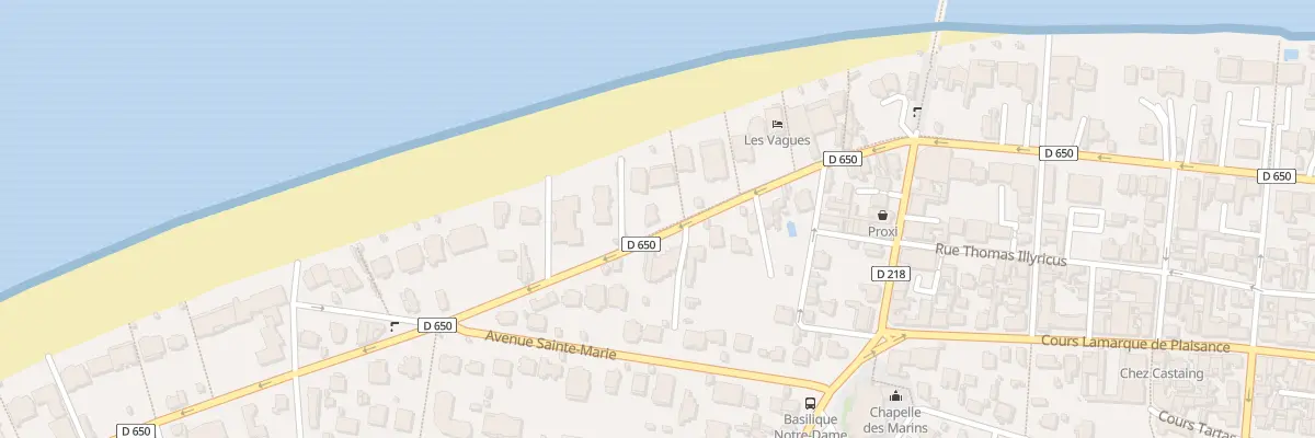 Plan du 23 Bd de l’Océan à Arcachon